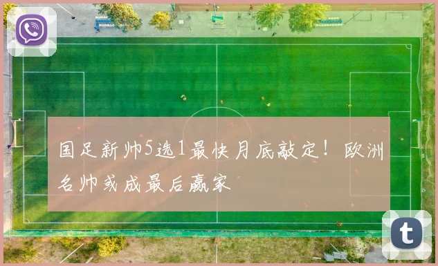 国足新帅5选1最快月底敲定！欧洲名帅或成最后赢家